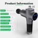 Massage Gun Deep Tissue 20 Speeds & 6 Interchangeable Heads Percussion Massager for Athletes Pain Relief - Space Gray - Buy Online on GoSupps.com