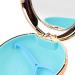Colcolo Retainer Case with Mirror - Stylish Partial Mouth Guard Container | Ventilated Storage Box for Orthodontic Prostheses - Champagne Gold - Buy Online on GoSupps.com
