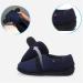 ZHENSI Men's Diabetic Cotton Slippers - Adjustable, Memory Foam, Non-Slip - 10.5 Blue - Buy Online on GoSupps.com
