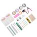 Professional 17-Piece Nail Art Set - DIY Kit with Rhinestones Nail File Acrylic Pen & Clipper for Stunning Nail Designs - Buy Online on GoSupps.com