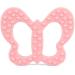 PREMYO Butterfly Teething Ring for Babies Cooling - Teething Aid Made of Silicone BPA Free Soft - Relieves Teething Pain - Pink