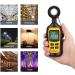 Digital Light Meter with Ambient Temperature Measurer - Up to 200,000 Lux - 4 Digit Color LCD Screen - Buy Online on GoSupps.com