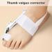 Adjustable Bale Toe Corrector for Men & Women - Smooth Iron Curved Toe Correction with Button - White - Buy Online on GoSupps.com