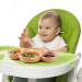 Pandaear Silicone Baby Plate with Suction Cup | Divided Non-Slip BPA-Free Children's Dining Plate - Bee Pink | Perfect for Baby-Led Weaning - Buy Online on GoSupps.com