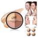4 Colors Waterproof Correcting Concealer Cream for Dark Circles & Redness - Full Coverage Face Contour Palette - Buy Online on GoSupps.com