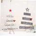 COHEALI Wooden Craft Decorations Emblems Wooden Christmas Decor Hanging Wooden Decorations Pendant Large White Size 1 - Buy Online on GoSupps.com