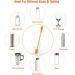 Silicone Bottle Cleaning Brush with Long Handle - 31cm/12.5 - Perfect for Baby Bottles, Hydro Flask, Sports Bottles, Vases and Glassware - Orange - Qty 1 - Buy Online on GoSupps.com