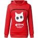 Shop Womens Long Sleeve Cat & Dog Hoodie Sweaters - Warm Zip Bag Sweatshirts - Buy Online on GoSupps.com