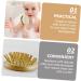 TOYANDONA 1 Set Baby Bath Set - Hair Scalp Brushes, Massager, Wool Comb for Kids and Newborns - Buy Online on GoSupps.com