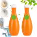 Bowling Blue Bubble Toilet Bowl Cleaner Automatic Long-Lasting Toilet Bowl Cleaner Tablets in Bottle Long-Lasting Fragrance Toilet Tank Cleaner for Cistern Prevents Limescale 2PCS