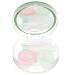 JECOMPRIS 1 set contact lens container Mirror film Glasses holder Bag Small lens holder lentil container for the outdoor area Multi -color container frame lens travel