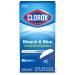 Clorox Ultra Clean Toilet Tablets Bleach & Blue, Rain Clean Scent 2.47 Ounces Each, 4 Count (Package May Vary)