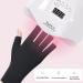 UV Gloves for Gel Nails - Fingerless UV Protection Gloves for Nail Lamp Anti UVA&UVB UPF50+ Nail Care Gloves Professional Gel Manicure Hand Protection (Black) - Buy Online on GoSupps.com