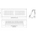 Handua 24" Wooden Corner Baseboard Register | Return Air Grille | Natural Red Oak Air Diffuser | Decorative Vent Cover for 24" Baseboard Space - Buy Online on GoSupps.com