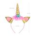 JMITHA Unicorn Headband for Girls - Elastic Flower Hair Accessories | Cute Gold Hoop for Flower Girls - Buy Online on GoSupps.com