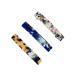 3pcs French Design Barrette Hair Clips Smooth Rectangle Hair Clips Grips Slides Pins Womens Girls Hair Accessories Length 8CM (Multicoloured)