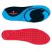 Sorbothane full strike insoles 46-48 shock-damping shoe soles for soccer shoes running or walking shock-absorbing foot beds in plantar fasciitis heel support and foot cacema blue EU 46-48 (UK 11-12.5)
