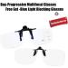 Buy Clip On Flip Up Down Reading Glasses - Progressive Multifocal Anti Glare UV Filter - Clear 2.0x - Shop Internationally - Buy Online on GoSupps.com