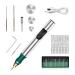 Electric Engraving Pen with 36 Stencils 25W Cordless Etching Engraving Tool with 35bits USB Rechargeable Mini Micro Professional Engraver Machines for Jewelry Wood Metal Glass Stone Plastic Green