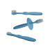 Sweetie Toothbrush Set (3 Pack)1-360 Silicone Baby Toothbrush Infant Training 2-Tooth Brush Age 0-2 Baby 3-Toothbrush First Brush (Color May Vary)