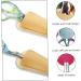 FRCOLOR 12-Pcs Leather Scissor Covers - Durable Embroidery Shear Protectors & Pouches | International Shipping Available - Buy Online on GoSupps.com