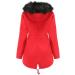 Hanxiulin Women s Plush Fleece Jacket | Warm Windproof Winter Coat | Cuddly Thick Hoodie | XXL Red - Buy Online on GoSupps.com