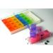 Very Small Pill Organizer - 7 Day Weekly Travel Case & Medication Reminder | 28 Detachable Compartments for Daily Use - Buy Online on GoSupps.com