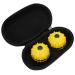 Magiclulu 1stk massage balls toys pressure reduction toys decompression ball printing outdoor transport roundabout massage globe 7.36x3.56cm yellow