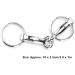 Atyhao Dee Bit Keychain | Zinc Alloy Bridle Horse Keychain for Equestrian Enthusiasts - Buy Online on GoSupps.com