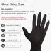Nitrile Disposable Gloves Pack of 100  Latex Free Safety Working Gloves for Food Handle or Industrial Use Black- Medium - Buy Online on GoSupps.com
