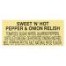 Dickinson's Pepper Onion Relish - 8.75 oz (Pack of 6) | Gourmet Flavor for Every Meal - Buy Online on GoSupps.com