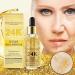 COVERCOCO Gold 24k Face Serum - Hyaluronic Acid Collagen & Peptides Ampoule | 30ML | Premium Anti-Aging Skincare - Buy Online on GoSupps.com