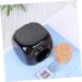 Gogogmee Medicine Cup Liquid Powder Container Clear Ceramic Storage Bottle Dappen Empty Mini Jars with Lids Cerace Manicure Bottle Wooden Cap Cork Art Small Bamboo Porcelain Cup Travel Nail 7.50X5.50X5.50CM Black - Buy Online on GoSupps.com