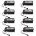 (8 Pack) 2000mAh 3.6V MR-J3BAT PLC Non-Rechargeable Li-ion Battery for ER6VC119A/B MELSERVO MR70 with Black Plug