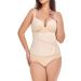 Postpartum Belly Band Abdominal Binder C-Section Recovery Belt Belly Wrap Skin-Friendly Compression Wrap for Post Surgery Recovery (Medium Z-Beige) Medium Z-beige