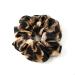 Fliyeong Premium Quality Women Ponytail Holder Vintage Leopard Print Cloth Hair Rope Elastic Band Decor