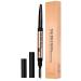 Eyebrow Liner Pencil - Double-Ended Ultra-fine Eyebrow Pencil | PAuto-Rotating Eyebrow Pencil Waterproof Eyebrow Makeup Pencil Liner for Lasting Eyebrow Makeup Light Brown