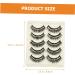 minkissy 40 Pairs Diamond False Eyelashes Rhinestones for Makeup False Eyelashes Magnetic False Lash Cosplay Lashes Colored Rhinestones Fake Lashes Decorate Make up Chemical Fiber Hard Stem - Buy Online on GoSupps.com