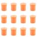 Pajoma fragrance votive candle 12 pieces of 55 g mango-orange |Marble votive candle burning time approx. 17 hours - height 5 cm 4 cm |Premium quality mango-orange 12