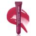 Tinted Lip Balm-1Pcs Raspberry Peptide Hydrating Lip Tint Moisturizer Jelly Lip Treatment Balm Non-Stick Lip Care Glow Reviver Lip Oil Yummy Glowy Lip Gloss Christmas Makeup for Women-04 #04raspberry