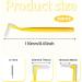 Xnivuis 0.7mm Yellow Interdental Brushes - Efficient Dental Floss Sticks with Long Handle for Superior Tooth Cleaning (50 Pieces) - International Shipping Available - Buy Online on GoSupps.com