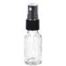 Vivaplex 15ml Clear Glass Bottles with Black Fine Mist Sprayer - Perfect for DIY & Travel - International Shipping Available - Buy Online on GoSupps.com