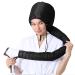 Portable Bonnet Hood Hair Dryer Attachment for Hair Styling - Hair Dryer Hair Drying Cap Long Tube Hair Dryer Bonnet, Used for Hair Styling, Deep Conditioning (Black)