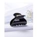 Prettyou Handmade Celluloid Acetate French Design Barrette Hair Claw - Classic Black - Buy Online on GoSupps.com