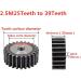 VNedrjk Chenzhanmaoyi 1 Piece 2.5m Steel Spur Wheel - 25 Teeth Hardened Surface 37 Teeth Option International Shipping - Buy Online on GoSupps.com