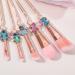 Interstellar Baby Makeup Brushes Set - 5Pcs Stitch Theme Brushes - Premium Synthetic Foundation & Eyeshadow Brush Set - Ideal Gift for Young Girls & Women - Pink - Buy Online on GoSupps.com