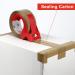 BOMEI PACK 3 Pack Heavy Duty Brown Packing Tape with Dispenser 2.6 mil 1.88 inch x 110 Yards Brown Tape Refills for Industrial Shipping Box Packaging Tape for Moving Office & Storage 2.6 mil x 1.88 inch x 110 Yards 3 - Buy Online on GoSupps.com