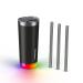 Hidrate Spark PRO 20oz Tumbler Black + 3 Bonus Straws