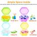 Buy 8 Pack Small Pill Organizer - Travel Pill Box Portable BPA Free Mini Case for Pills Medications & Vitamins - Vivid Colors - International Shipping Available - Buy Online on GoSupps.com