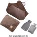 DCQRY Heat Bottle - PVC Hot Water Bag with Soft Waist Cover for Neck Back Shoulder & Leg Pain Relief | International Shipping Available - Buy Online on GoSupps.com